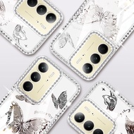 YBD Diamond Studded Phone Case For Realme C75 C75X 4G Realme 14X OPPO A3 Pro Realme V60 Pro P3X Narz