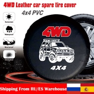 AD 14" 15" 16" 17" Inch PVC Spare Tire Cover for Car, 4X4 4WD Spare Tire Cover for Camping Car, Spar