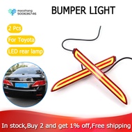 Led Car Rear Bumper Reflector Tail Brake Light Bar For Toyota Camry Reiz Wish Sienna Innova Lexus Is