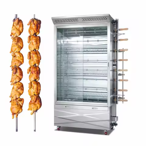 Wholesale Chicken Rotary Rotisserie Chicken Oven Commercial Large Capacity Restaurants BBQ Gas Grill