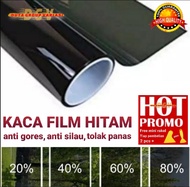 SALE.!!! kaca film mobil hitam jendela rumah ruko kantor gedung dll hitam gelap dari luar terang (je
