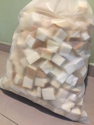 1KG Bean Bag Refill/Foam Cubes/Foam Filling/Bean Bag sofa Fiber/Isi Foam/ Shredded Foam