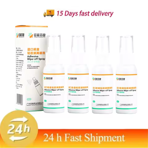 1/2/3/5Pcs Colostomy Adhesive Wipe-Off Spray Medical Adhesive Remover Ostomy Bag Care Clean And Disi