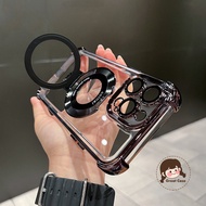 Magnetic Holder Four-corners Phone Case For Moto G96 G86 G84 G72 G60 G60S G56 G54 G52 G40 Fusion Edg