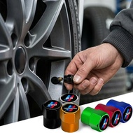 4pcs Universal Metal Tire Valve Caps Car Accessories For BMW 320 320i 320d 320e E46 E90 F30 G20