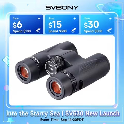 Svbony SV202 8X32/8x42/10x42/10x50 ED Binoculars IPX7 Magnesium Alloy Body BaK4 Binoculars Highy Qua
