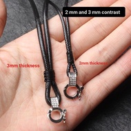 T Thailand Amulet Chain Quick Release Buckle Amulet Chain Leather Rope Leather Rope Necklace Amulet 