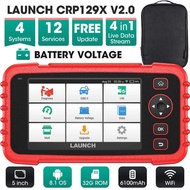 New LAUNCH X431 CRP129X V2.0 Diagnostic Tools OBDII Scanner Professional Automotive Scanner Diagnost
