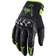 Low mottled FOX Bomber carbon fiber leather version refers to riding off-road racing gloves free shi