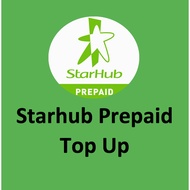 Starhub Prepaid  Main Balance ($18/$20/$30/$50/$80) / Top Up / Renew / Recharge