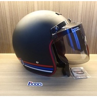 Modern, comfortable motorcycle helmet for men and women, RETRO Force 03 ZONE KC FLAT W5/5