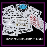 Bobo Balloon Sticker Size 19.5cm x 27.5cm / Sticker Bobo Balloon Size [KOD 18012001] 19.5cm x 27.5cm