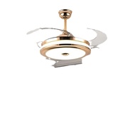HAISHI28 Fan With Light Bedroom Inverter With LED Ceiling Fan Light Simple DC Power Saving Ceiling Fan Lights