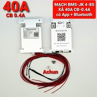 Achun - TẶNG NÚT NGUỒN - ALL MẠCH BẢO VỆ BMS JK HỆ 8-24S DÒNG XẢ ĐẾN 200A CÂN BẰNG CHỦ ĐỘNG VÀ CÓ BL