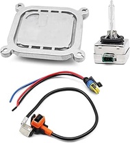 Xenon Headlight Ballast Kit with Igniter & D3S Bulb Compatible with Mustang 2010-2019 8A5Z13C170A DL