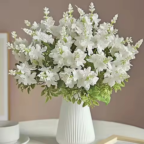 Silk Yucca Gloriosa Artificial Flowers Wedding Home Christmas Decor Table Centre Wreath Bridal Bouqu