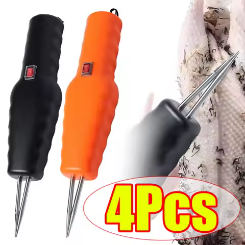 1-4Pcs Electric Quick Poultry Plucker Machine Handheld Chicken Plucker Portable Chicken Feather Remo