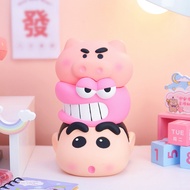 CUCO Piggy bank Cartoon Small Star Stacked High Money Jar Vinyl Money Jar Desktop Ornaments Storage