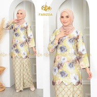 Marjan Baju Kurung Farizda Scallop 8D Premium Soft Satin Matching MC201