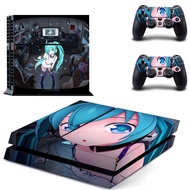 Hatsune Miku PS4 Skin Sticker Decal Vinyl for Playstation 4 Console and 2 Controllers PS4 Skin