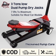 【Limited Offer】Heavy Duty 3 Ton Floor Jack Hydraulic Floor Jack Floor Jack Hydralic Jack Double-Pump