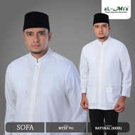 Baju Koko Al-Mia Mt ( Diatas Al-Mia ) Warna Putih Tulang
