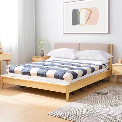 2 Pcs Extendable Furniture Adjustable Height Bed Frame Support Legs Foot Black Center