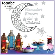 TOP Mirror Stickers, DIY Arylic Wall Sticker,  Ramadan Decors Removable Home Decorations Eid Mubarak Wall Decal