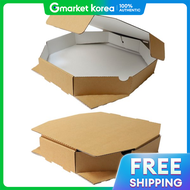 Bloom at Home Kraft Octagonal Pizza Box 12-Inch 10 Pieces