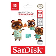 【NS周邊】Sandisk micro SD 512G記憶卡《動物森友會款》