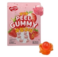 Naraya Peel Gummy 80gr Jelly Fruit Candy Strawberry Grape Mango Permen Jeli Lunak Snack Cemilan Anak