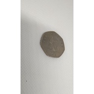 United Kingdom 50 pence coin 1997