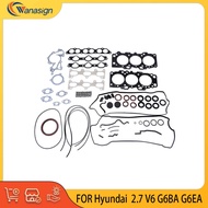 Full Engine Gasket Set For HYUNDAI GRANDEUR SANTA FE V6 24V 2.7L 2.7 L GAS G6EA  G6BA 2000-2012 2091