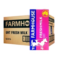 Farmhouse UHT Fresh Milk 1Ltr x 12 Packets (Bundle of 2) (BBD: Jan 2024)