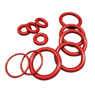 Red silicone O-ring sealing ring CS3mm*OD102-300mm waterproof ring high temperature resistant sealin