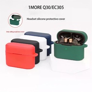 For 1MORE Q30 Case Silicone Solid Color Shockproof Earphone Accessories Protector For 1MORE Q30 Cove