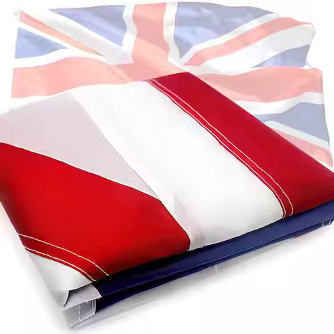 Stitched UK Flag British Banner United Kingdom 90x150cm Oxford Fabric Brass Grommets Union Jack For 