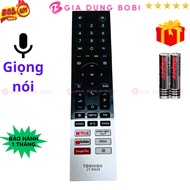 Remote điều khiển tivi TOSHIBA Mã 07 CT-95024 Giọng nói điều khiển TV TOSHIBA internet - Tặng pin - 