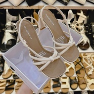 7-inch cross-strap high heels