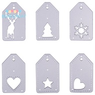 BENECREAT 1set Frame Metal Cutting Dies Stencils for Scrapbooking/Photo Album Decorative Embossing P