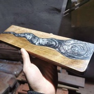 海岸、手工樹脂鍵盤腕托、人體工學護腕墊、獨特辦公桌上小物、水