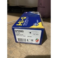 Hi-Q Front Brake Pad SP2093 Toyota Altis 1.6/1.8/2.0; Rav4 2WD 2006-up DB1802 DB 1802
