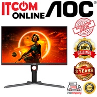 AOC 27'' LED GAMING MONITOR (U27G3X 4K) IPS/UHD/1MS/HDMIx2/DPx2/A/PIVOT 160HZ