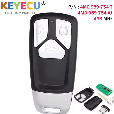 KEYECU 4M0 959 754 AJ, 4M0 959 754 T for Audi A4 A5 Q5 Q7 SQ7 TT 2016 2017 2018 2019 Smart Keyless R