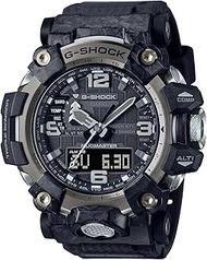 G-Shock New Thinner Carbon Mudmaster Watch, Solar Black, Black, One Size, sport