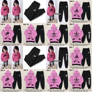 GIRL BOY KIDS SET SWEATER HOODIE COTTON BORONG MURAH HOODIES SET BUDAK SWEATERS BAJU BUDAK LELAKI PEREMPUAN