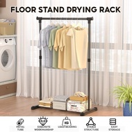 Drying Rack Floor Balcony Drying Hanging Shelf Clothes Rack Clothes