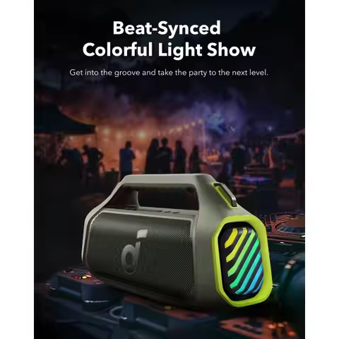 2025 hot sale Boom 2 Plus By Anker, Outdoor Speaker, 140W, 2+2 Channel, BassUp 2.0, 20H Playtime, Fa