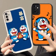 DJ-19 Doraemon Silicone Casing black and white for OPPO Realme C73 14T 2025 14 A5 C71 A5X 14X 5G 4G