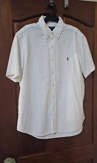 Ralph Lauren polo 白色牛津襯衫